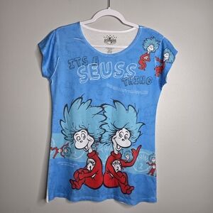 Universal Studios Islands of Adventure Dr. Seuss Thing 1 & Thing 2 Graphic Tee